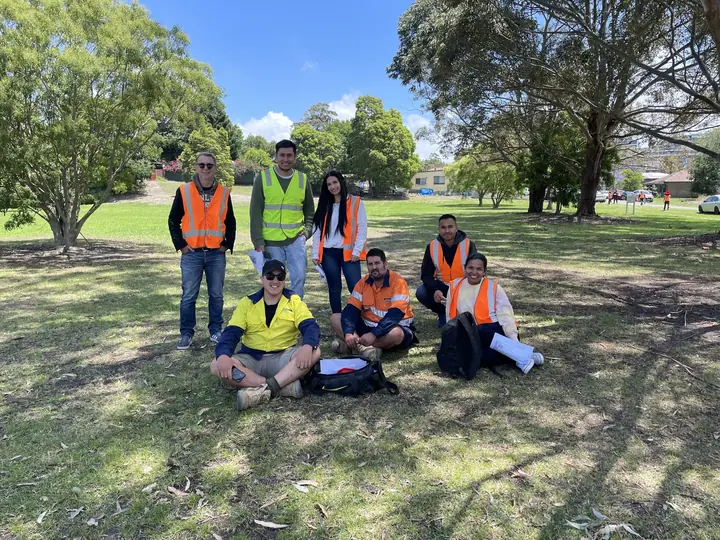 Upskill Institute students on a training day