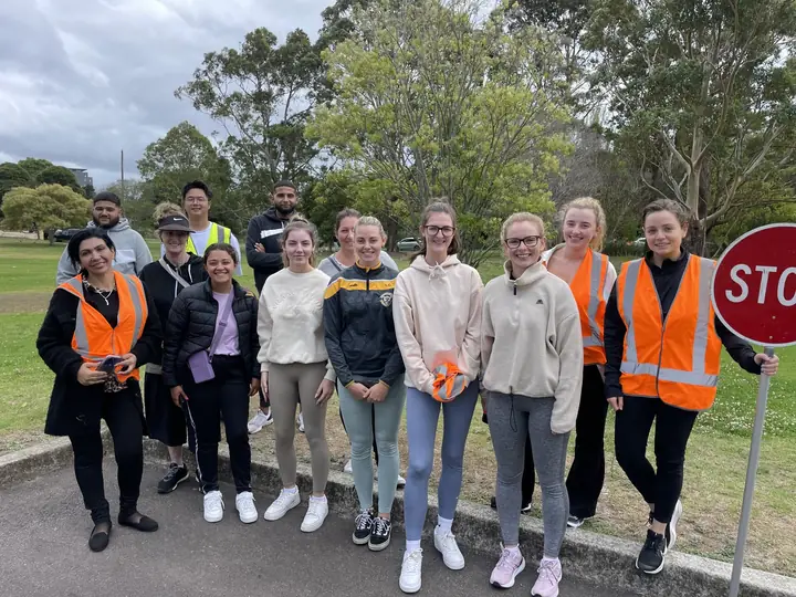 Upskill Institute students on a training day